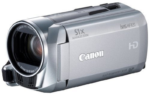 【中古】Canon デジタルビデオカメラ iVIS HF R31 シルバー 光学32倍ズーム フルフラットタッチパネル IVISHFR31SL_画像1