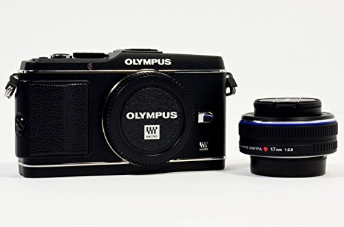 【中古】Olympus PEN E-P3 12.3 MP Live MOS Micro Four Thirds Interchangeable Lens Digital Camera with 17mm Lens - Black by Olympus_画像1