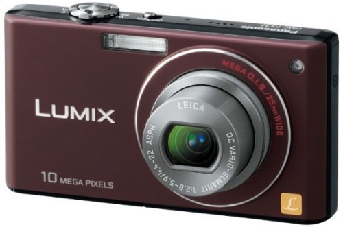 【中古】パナソニック デジタルカメラ LUMIX (ルミックス) FX37 ショコラブラウン DMC-FX37-T_画像1