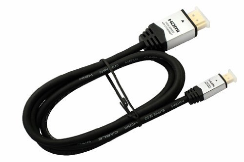 【中古】エアージェイ ハイスピードHDMI-MICROケーブル イーサネット対応 1ｍ タイプA-タイプD シルバー AMHD-1M_画像1