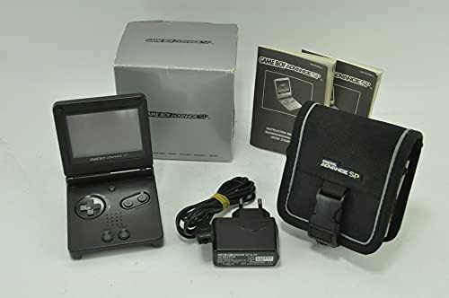 【中古】ゲームボーイアドバンスSP 本体 AGS-101 ブラック 【北米版】_画像1