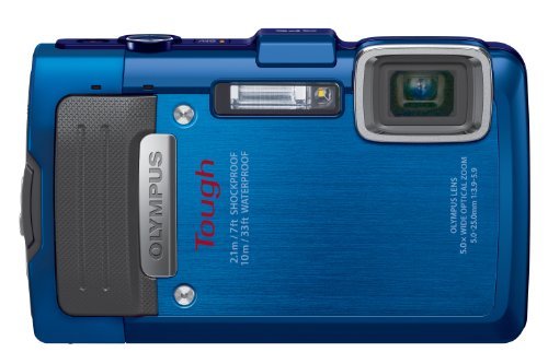 【中古】OLYMPUS デジタルカメラ STYLUS TG-835 Tough ブルー 防水性能10m GPS機能 電子コンパス TG-835 Tough BLU_画像1