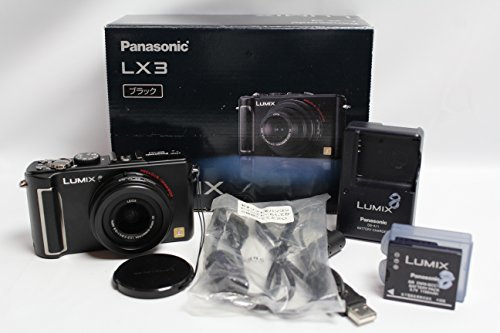 【中古】パナソニック デジタルカメラ LUMIX (ルミックス) LX3 ブラック DMC-LX3-K_画像1