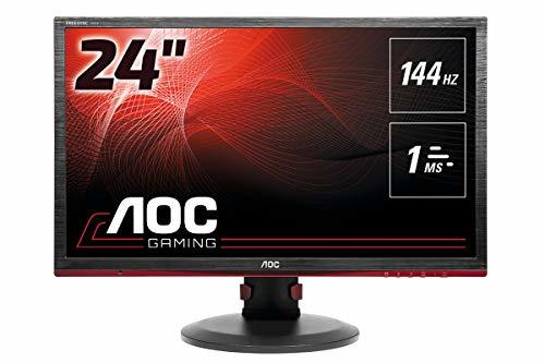 【中古】AOC G2460PF 24-Inch Free Sync Gaming LED Monitor, Full HD (1920 x 1080), 144hz, 1ms by AOC_画像1