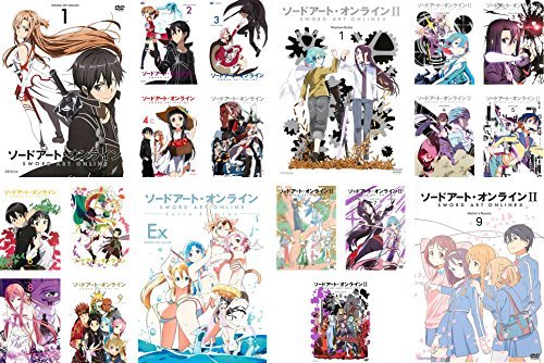 【中古】ソードアート・オンライン 全9巻 + Extra Edition + II 全9巻 [レンタル落ち] 全19巻セット [マーケットプレイスDVDセット商品]_画像1