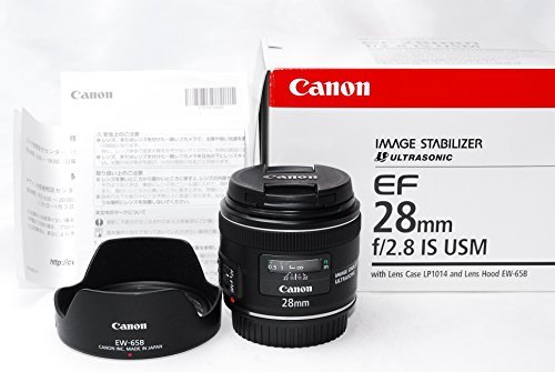 【中古】Canon 単焦点レンズ EF28mm F2.8 IS USM フルサイズ対応_画像1