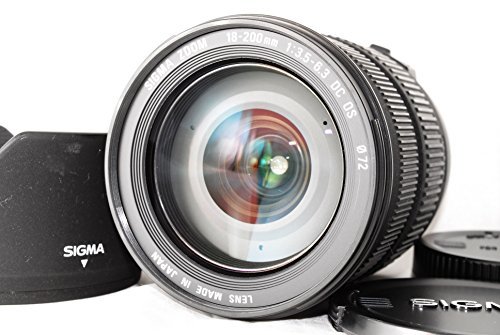 【中古】シグマ 18-200mm F3.5-6.3 DC デジタル専用 キヤノン用_画像1