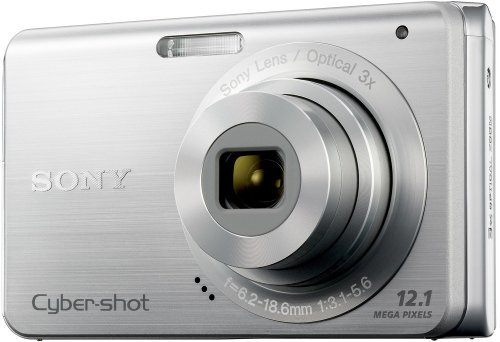 【中古】ソニー SONY デジタルカメラ Cybershot W190 (1210万画素/光学x3/デジタルx6/シルバー) DSC-W190/S_画像1