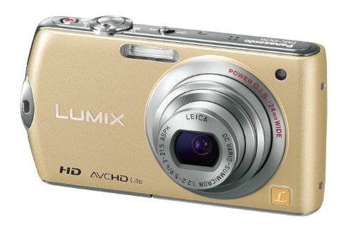 【中古】パナソニック デジタルカメラ LUMIX FX70 リュスクゴールド DMC-FX70-N_画像1