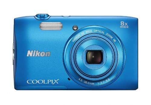 【中古】Nikon デジタルカメラ COOLPIX S3600 8倍ズーム 2005万画素 コバルトブルー S3600BL_画像1