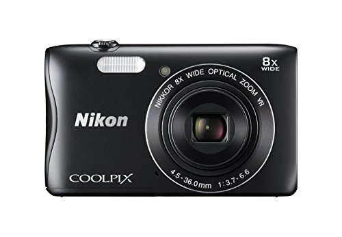 【中古】Nikon デジタルカメラ COOLPIX S3700 ブラック 光学8倍ズーム 2005万画素 S3700BK_画像1
