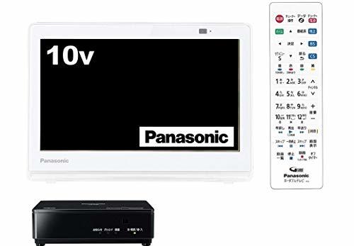 【中古】パナソニック 10V型 液晶 テレビ プライベート・ビエラ UN-10CT8-W 2018年モデル_画像1