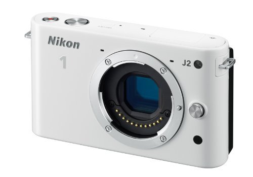 【中古】Nikon ミラーレス一眼 Nikon 1 J2 ボディー ホワイト N1J2WH_画像1