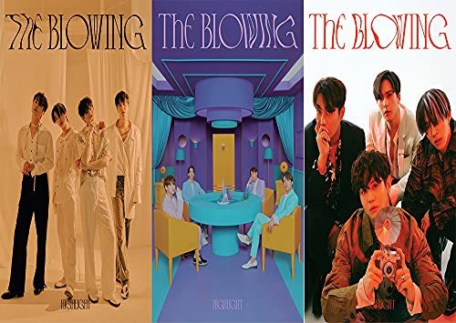 【中古】ハイライト - The Blowing [Breeze+Wind+Gust ver. SET] (3rd Mini Album) 3CD+100ページフォトブック3冊+オンパックポスター3枚 [_画像1