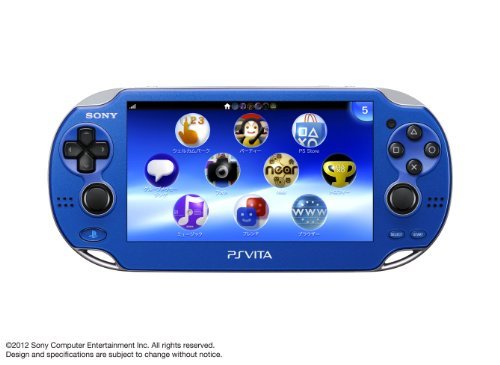 【中古】PlayStationVita Wi-Fiモデル サファイア・ブルー (PCH-1000 ZA04) 【メーカー生産終了】_画像1