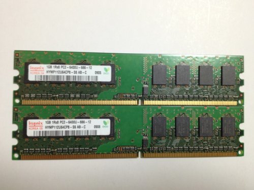 【中古】Hynix デスクトップ用メモリ PC2-6400 DDR2-800 1GB×2枚セット_画像1