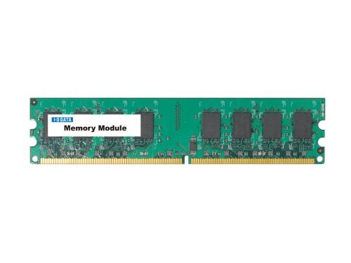 【中古】I-O DATA PC2-5300(DDR2-667)対応 DDR2メモリー 240ピン DIMM 1GB DX667-1GA_画像1