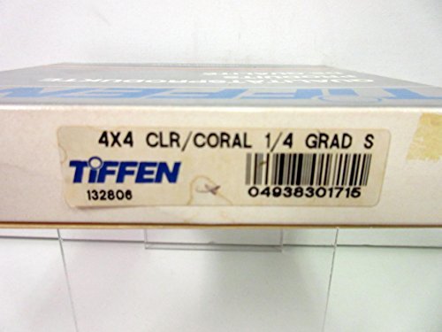 【中古】Tiffen 4?x 4?”コーラル1?/ 4?soft-edge Graduated Filter