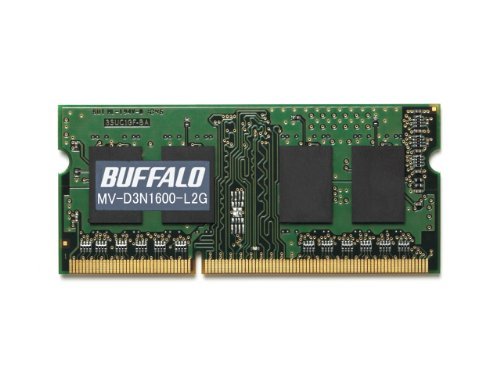 【中古】BUFFALO PC3L-12800対応 DDR3 SDRAM S.O.DIMM 2GB MV-D3N1600-L2G_画像1