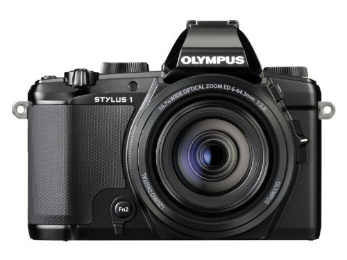 【中古】OLYMPUS デジタルカメラ STYLUS 1 28-300mm 全域F2.8 光学10.7倍ズーム ブラック STYLUS-1 BLK_画像1