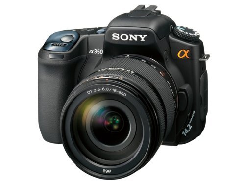 【中古】ソニー SONY デジタル一眼レフカメラHズームレンズキット α350 高倍率ズームキット DSLR-A350H_画像1