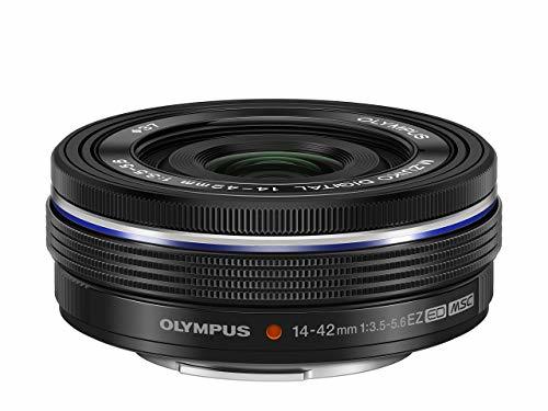 【中古】OLYMPUS 電動式パンケーキズームレンズ M.ZUIKO DIGITAL ED 14-42mm F3.5-5.6 EZ BLK_画像1