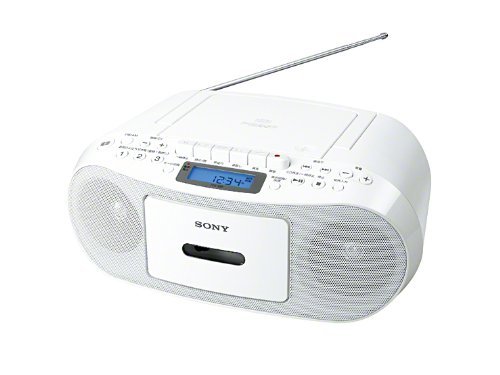 【中古】ソニー CDラジオカセットコーダー ホワイト CFD-S50/W_画像1