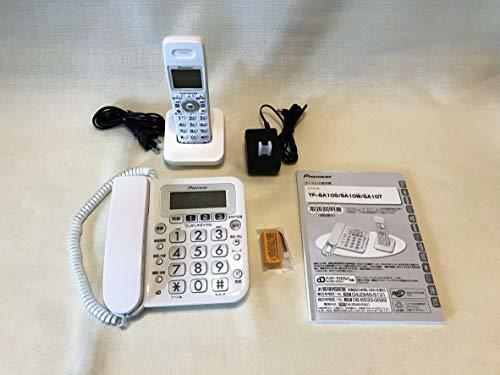 【中古】パイオニア デジタルコードレス留守番電話機 子機1台タイプ ホワイト TF-SA10S-W_画像1