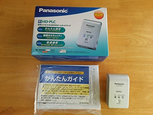【中古】パナソニック PLCアダプター 増設用 1ポートタイプ BL-PA300_画像1
