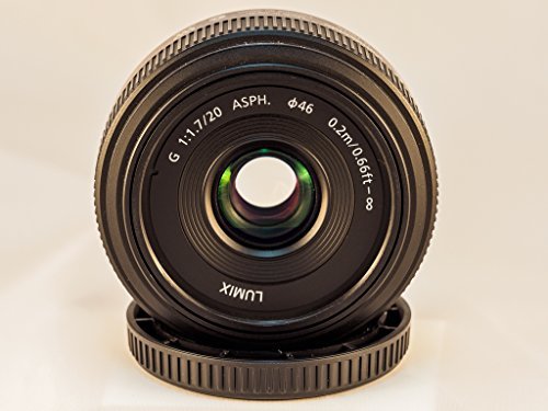 【中古】パナソニック 単焦点 広角パンケーキレンズ マイクロフォーサーズ用 ルミックス G 20mm/F1.7 ASPH. H-H020_画像1