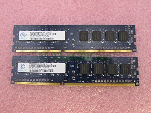 【中古】Nanya NT2GC64B88B0NF-CG 4GB 2 x 2GB PC3-10600U DDR3 1333 デスクトップメモリキット_画像1