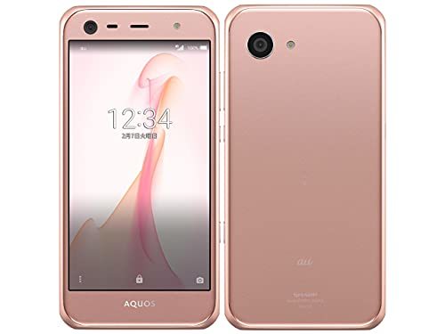 【中古】SHARP AQUOS PHONE SERIE mini 16GB シャンパンピンク SHV38 au_画像1