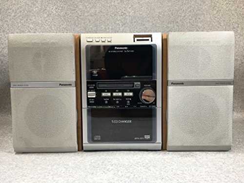 【中古】Panasonic　パナソニック　SC-PM710SD-S　SDステレオシステム　（CD/MD/SD/カセット/AM/FMラジオコンポ）（本体SA-PM710SDとスピー_画像1