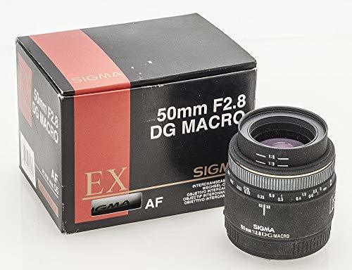 【中古】SIGMA 単焦点マクロレンズ MACRO 50mm F2.8 EX DG キヤノン用 フルサイズ対応_画像1