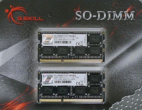 【中古】G.Skill F3-1600C11D-16GSQ (DDR3-1600 CL11 8GB×2)_画像1