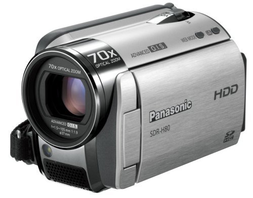 【中古】パナソニック SD/HDDビデオカメラ シルバー SDR-H80-S_画像1