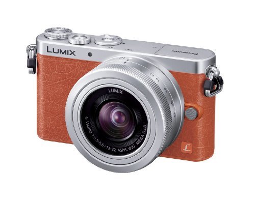 【中古】パナソニック デジタル一眼カメラ ルミックス GM1 レンズキット 標準ズームレンズ付属 オレンジ DMC-GM1K-D