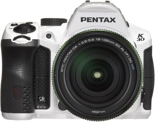 【中古】PENTAX デジタル一眼レフカメラ K-30 レンズキット [DA18-135mmWR] クリスタルホワイト K-30LK18-135 C-WH 15689_画像1