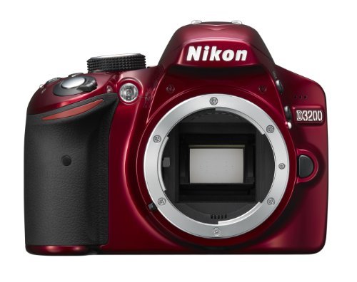 【中古】Nikon デジタル一眼レフカメラ D3200 ボディー レッド D3200RD_画像1