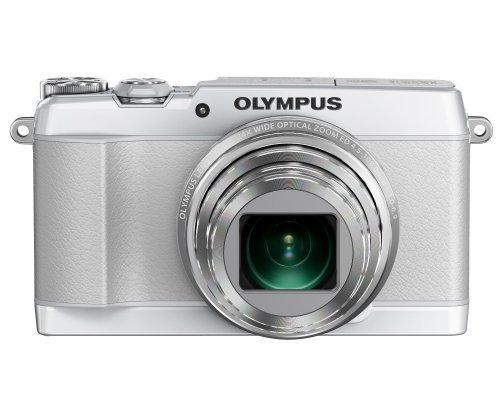 【中古】OLYMPUS デジタルカメラ STYLUS SH-1 ホワイト 光学式5軸手ぶれ補正 光学24倍&超解像48倍ズーム SH-1 WHT_画像1