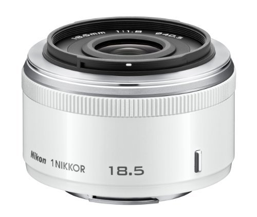 【中古】Nikon 単焦点レンズ 1 NIKKOR 18.5mm f/1.8 ホワイト ニコンCXフォーマット専用_画像1