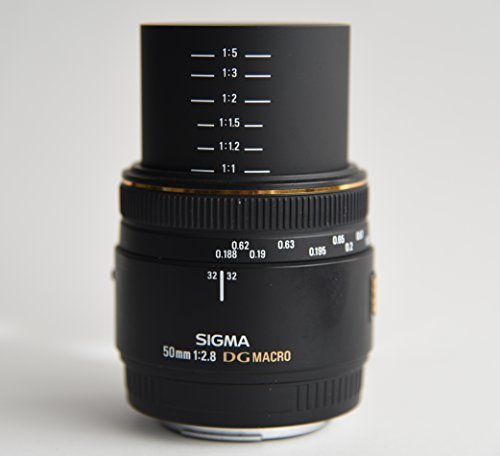 【中古】SIGMA 単焦点マクロレンズ MACRO 50mm F2.8 EX DG ソニー用 フルサイズ対応_画像1