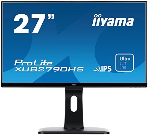 【中古】iiyama ディスプレイ モニター XUB2790HS-B1 27インチ/フルHD/スリムベゼル/HDMI端子付_画像1