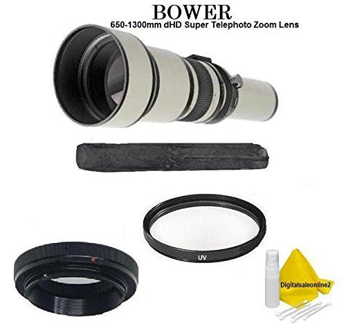 【中古】Bower 650-1300mm 超望遠ズームレンズ オリンパス E-620 E-600 E-520 E-510 E-500 E-450 E-420 E-410 E-400 E-330 E-300 E-5 E-3用_画像1