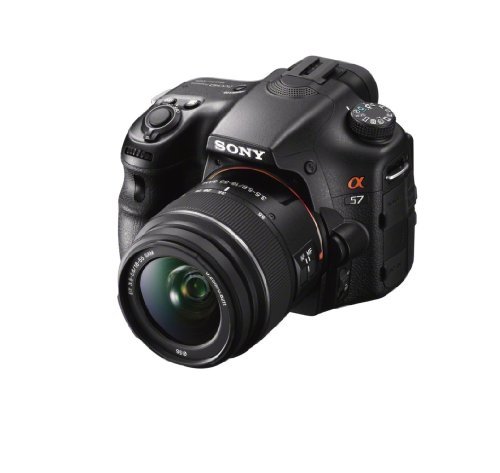 【中古】SONY ミラーレス一眼 α57 ズームレンズキット DT 18-55mm F3.5-5.6 SAM付属 SLT-A57K_画像1