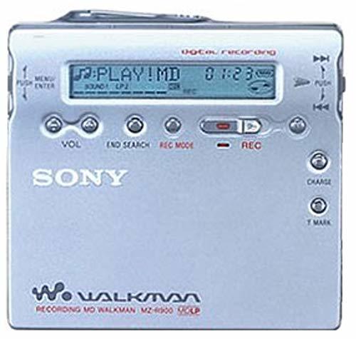 【中古】SONY　ソニー　MZ-R900（S）　シルバー　ポータブルMDレコーダー　MDLP対応　（MD録音再生兼用機/MDウォークマン/プレーヤー）_画像1