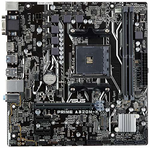 【中古】ASUS AMD A320搭載 マザーボード Socket AM4対応 PRIME A320M-K【microATX】_画像1