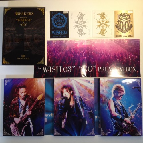 【中古】BREAKERZ LIVE 2011“WISH 03”+“GO”PREMIUM BOX (5枚組 BOX)(完全限定生産盤) [DVD]_画像1