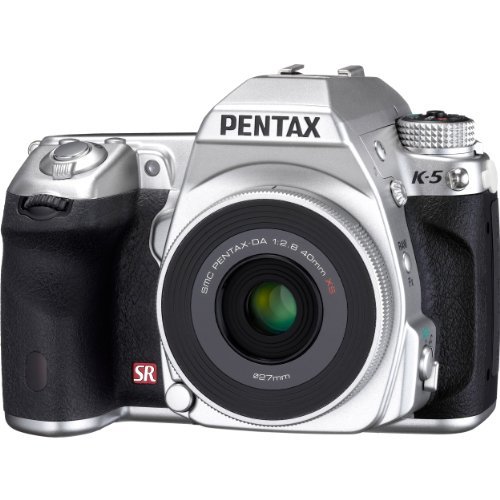 【中古】PENTAX デジタル一眼レフカメラ K-5 レンズキット シルバー (DA40mm F2.8 XS シルバー付属 世界限定1500台)_画像1