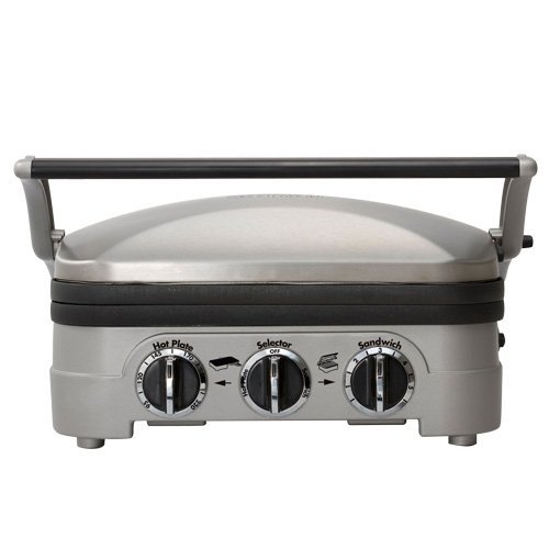 【中古】Cuisinart マルチグルメプレート GR-4NJBS [ 20品目レシピブック付き ]